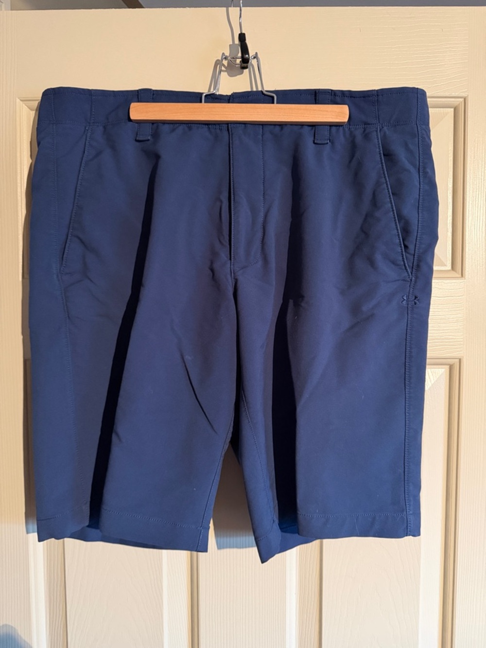Under Armour Men's Navy Athletic Hybrid Shorts